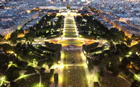 Vista de la ciudad de Paris desde la Torre Eiffel
